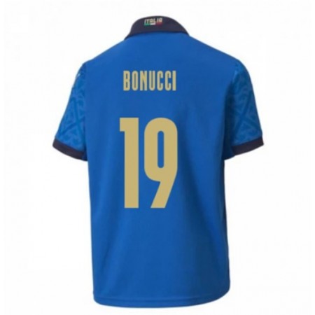 Billiga Fotbollströjor Italien Leonardo Bonucci 19 Hemma tröja EM 2020 Kortärmad